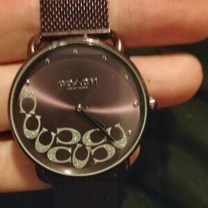 Purple Coach Watch